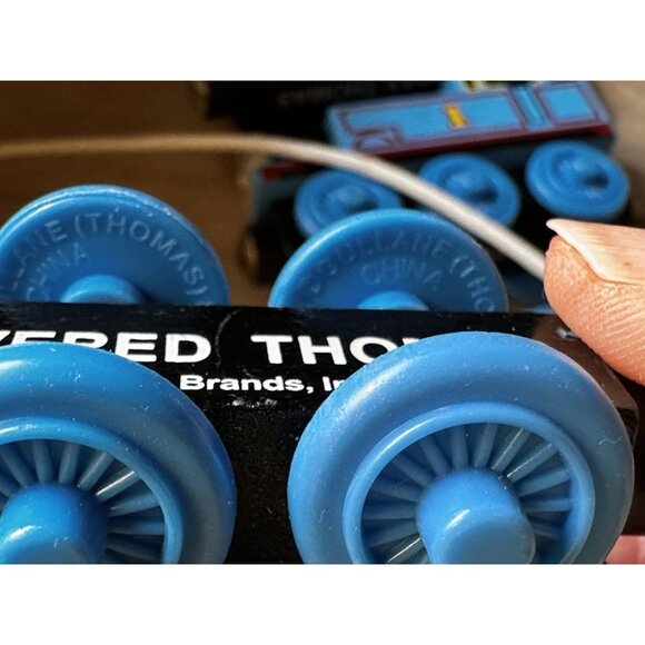 Snow Covered Thomas Wooden Railway Vtg 2003 Train Engine Learning Curve Limit-1 - Picture 15 of 15